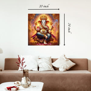 Ganesh Canvas Print – High Quality Hindu God Wall Art