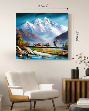 Beautiful Nepal's Scenary Canvas Print– High Quality Wall Art