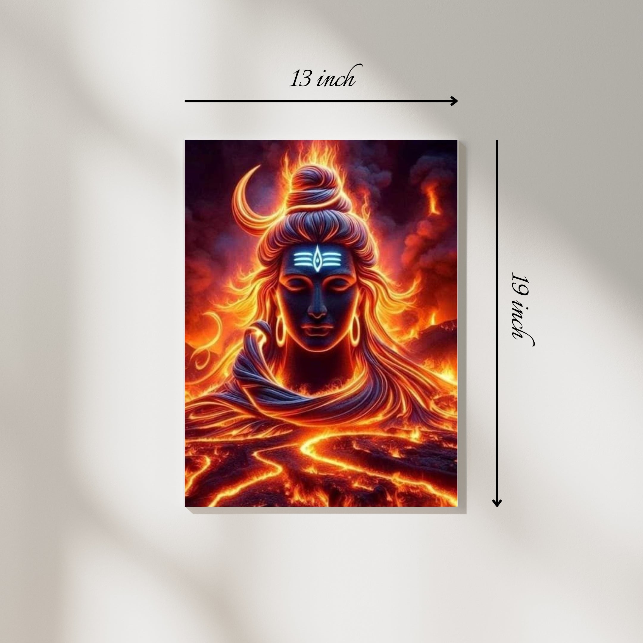 Lord Shiva Print – High Quality Hindu God Wall Art