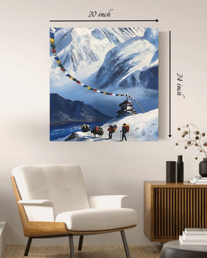 Beautiful Nepal's Scenary Canvas Print– High Quality Wall Art