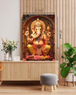 Ganesh Canvas Print – High Quality Hindu God Wall Art