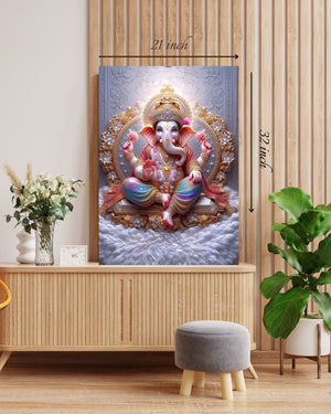 Ganesh Canvas Print – High Quality Hindu God Wall Art