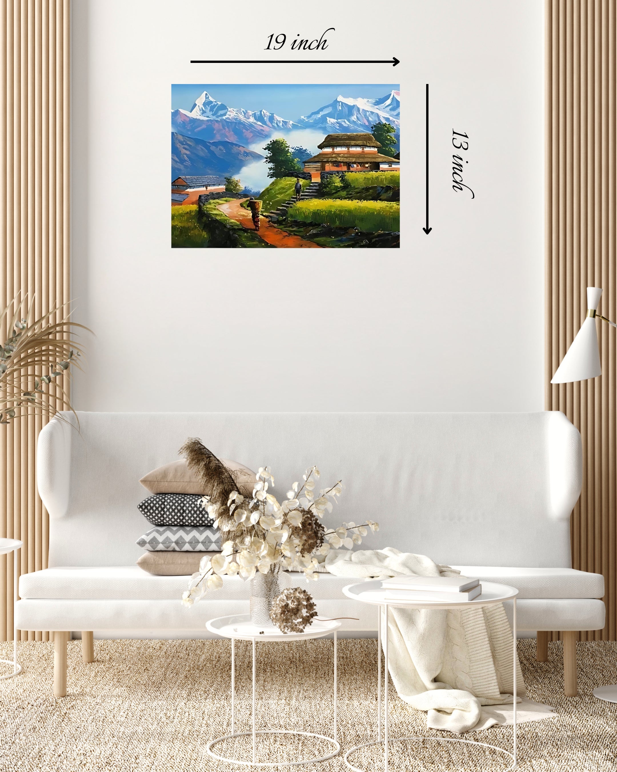 Beautiful Nepal's Scenary Canvas Print– High Quality Wall Art