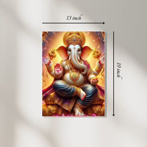 Ganesh Canvas Print – High Quality Hindu God Wall Art