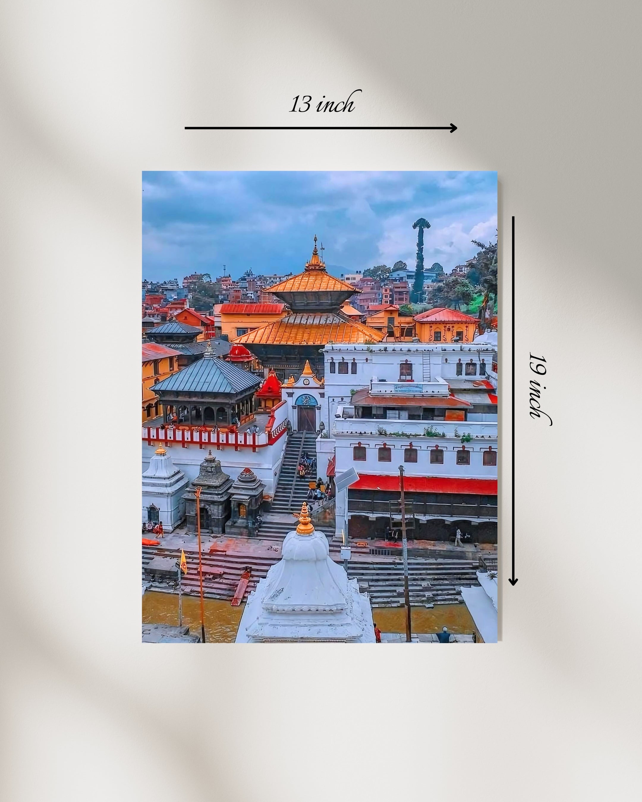 Beautiful Nepal's Pashupatinath Temple Canvas Print– High Quality Wall Art