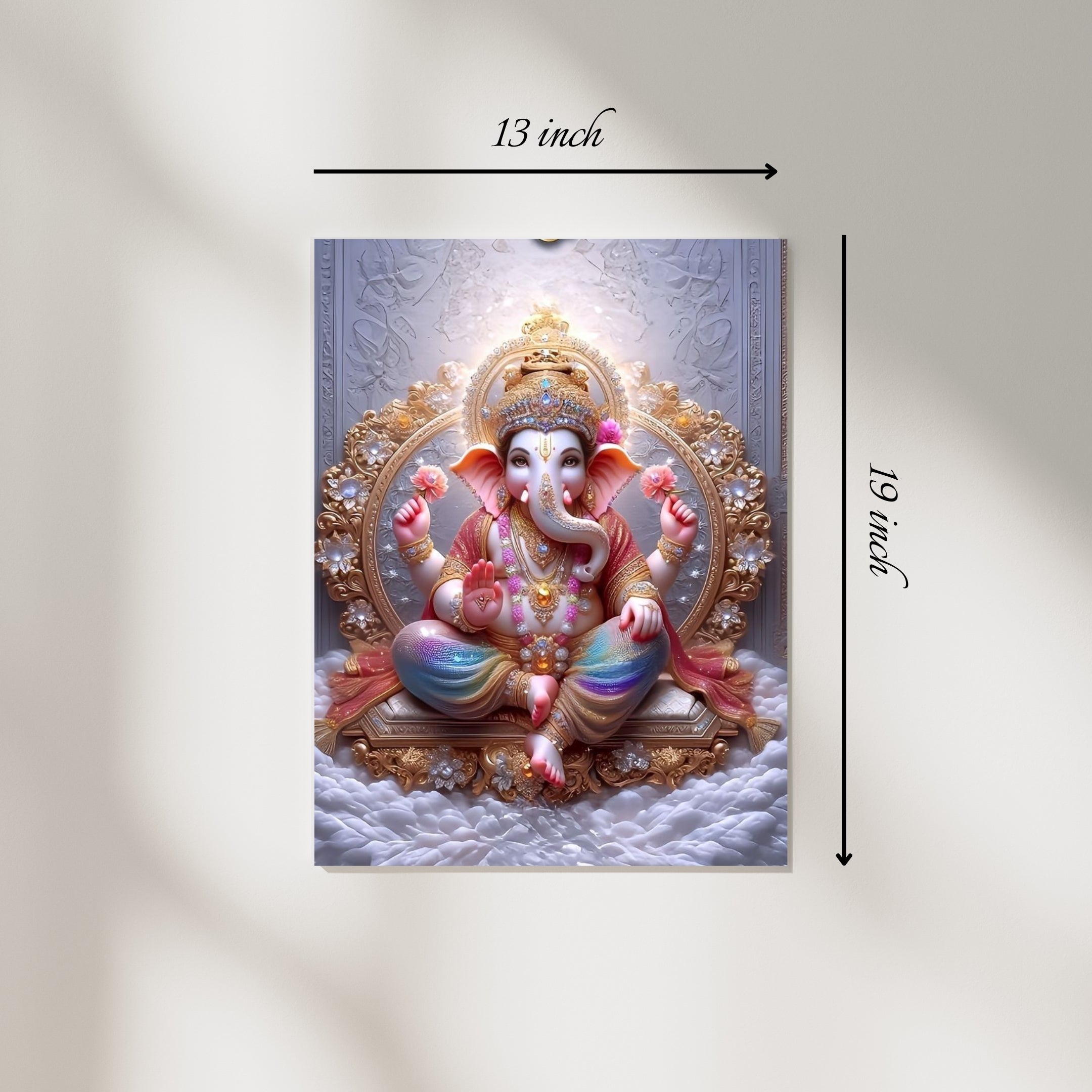 Ganesh Canvas Print – High Quality Hindu God Wall Art