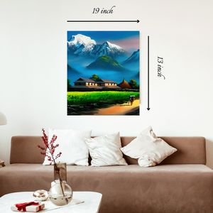 Beautiful Nepal's Scenary Canvas Print– High Quality Wall Art