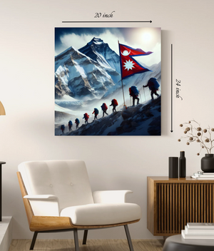 Beautiful Nepal's Mountain Scenary Canvas Print– High Quality Wall Art