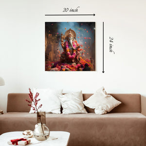 Ganesh Canvas Print – High Quality Hindu God Wall Art