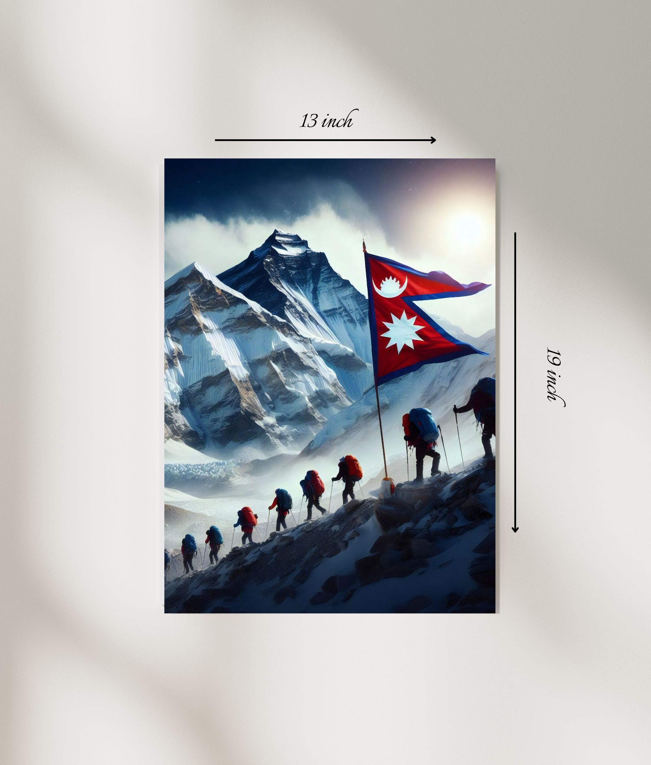 Beautiful Nepal's Mountain Scenary Canvas Print– High Quality Wall Art