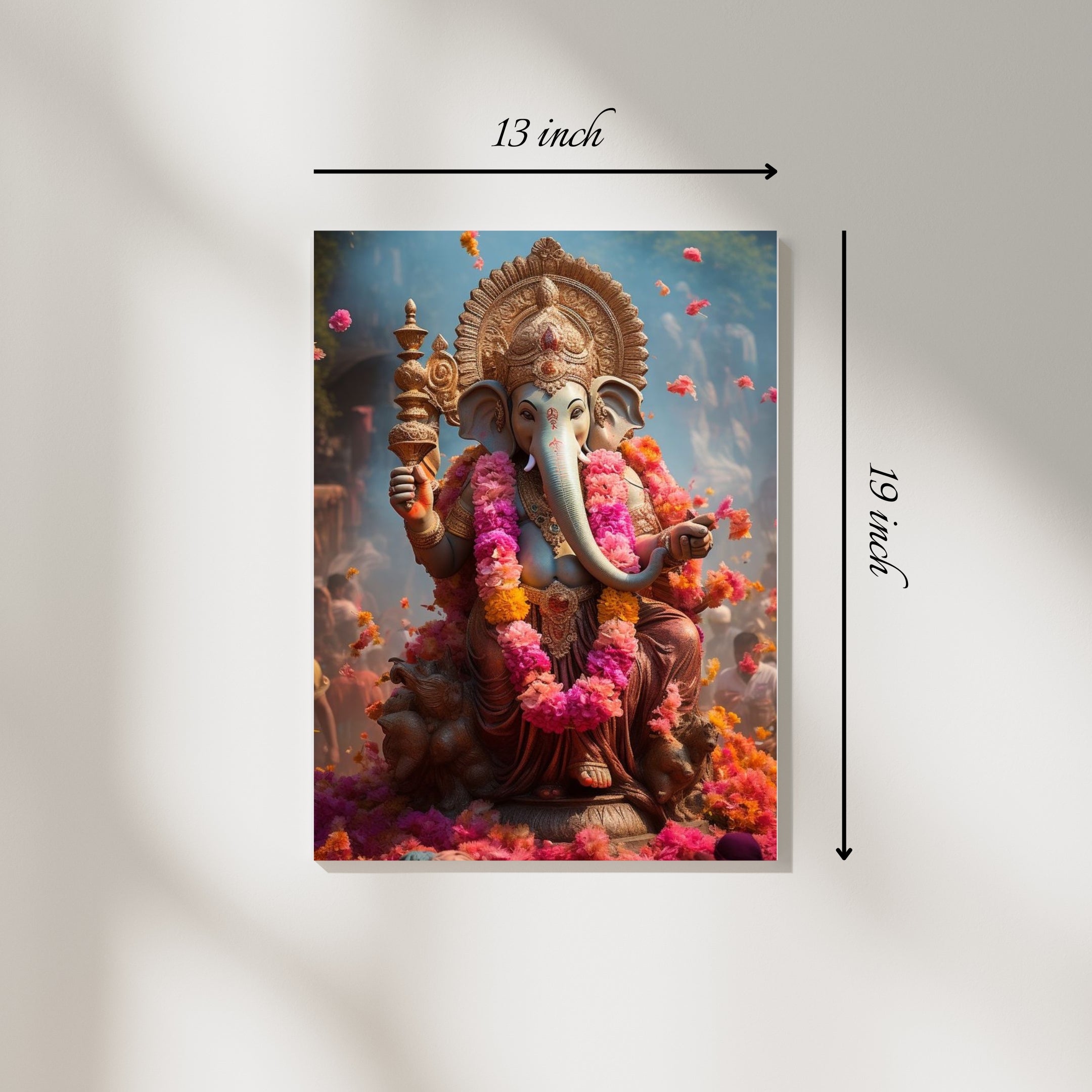 Ganesh Canvas Print – High Quality Hindu God Wall Art