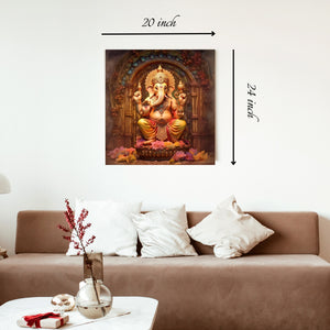 Ganesh Canvas Print – High Quality Hindu God Wall Art