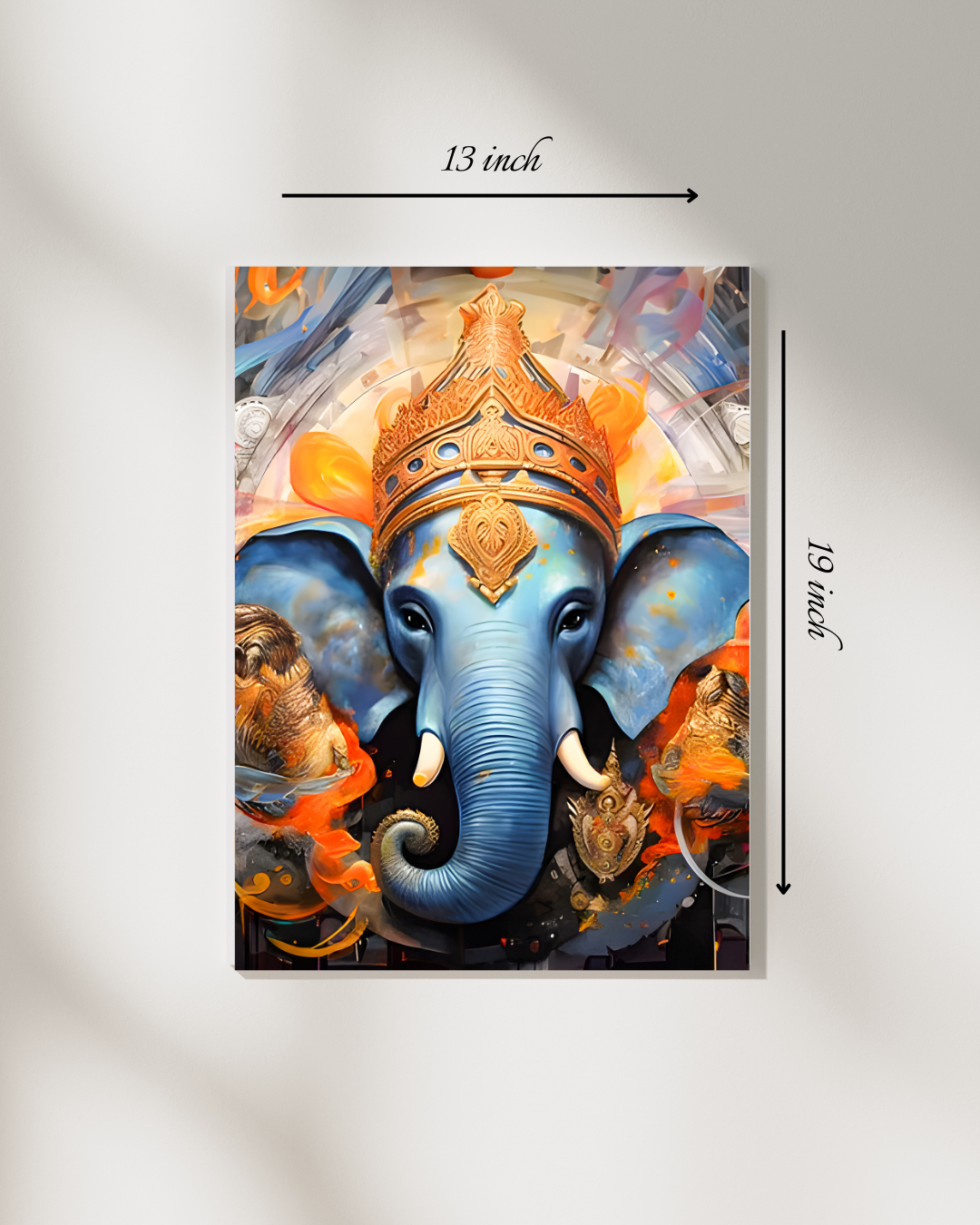 Ganesh Canvas Print – High Quality Hindu God Wall Art