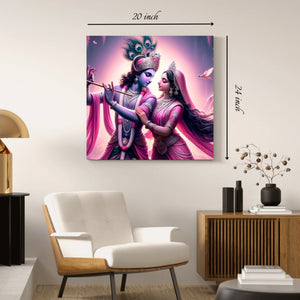 Radha Krishna – High Quality Hindu God Wall Art