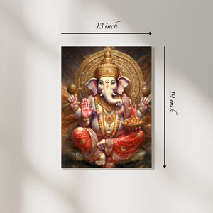 Ganesh Canvas Print – High Quality Hindu God Wall Art