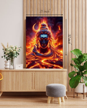 Lord Shiva Print – High Quality Hindu God Wall Art