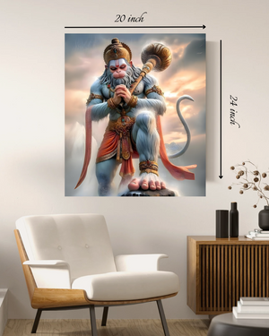 Hanuman Canvas Print – High Quality Hindu God Wall Art