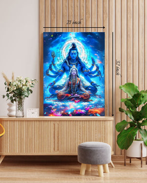 Lord Shiva and Parvati - Canvas Print – High Quality Wall Art