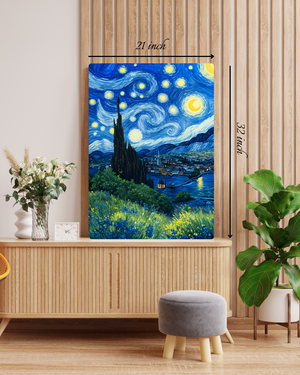 Van Gogh's The Starry Night Canvas Prints – High Quality Wall Art