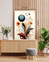 Abstract Floral Canvas Print – High Quality Wall Art