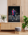 Lamine Yamal In EL-Clasico Canvas Print – High Quality Wall Art