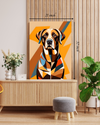 Abstract Dog Canvas Print – High Quality Wall Art