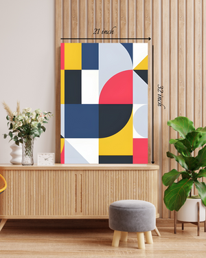 Vivid Geometry Canvas Print – High Quality Wall Art