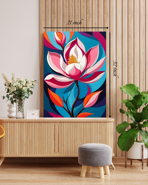 Abstract Flower Canvas Print – High Quality Wall Art