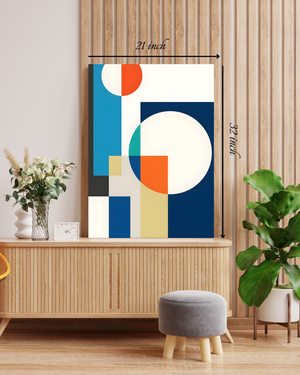 Geometric Shapes Canvas Print – High Quality Wall Art