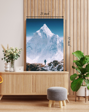 White snowed Mountain Canvas Print – Beautiful Nature Canvas Print