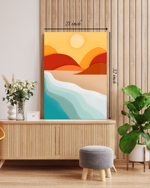 Sunset Shores Canvas Print – High Quality Wall Art