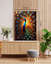 Majestic Peacock Canvas Print – Beautiful Nature Canvas Print