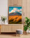 Grassland and mountain Canvas Print – Beautiful Nature Canvas Print