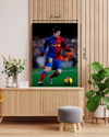 Lionel Messi FC Barcelona Canvas Print – High Quality Wall Art