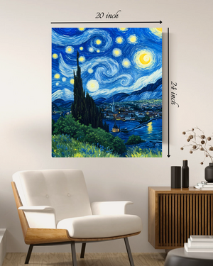 Van Gogh's The Starry Night Canvas Prints – High Quality Wall Art