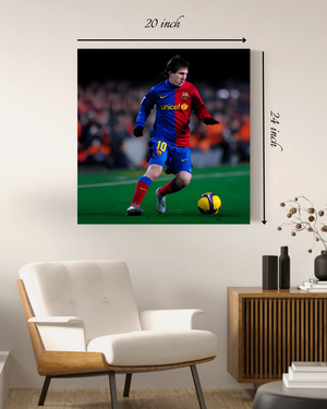 Lionel Messi FC Barcelona Canvas Print – High Quality Wall Art