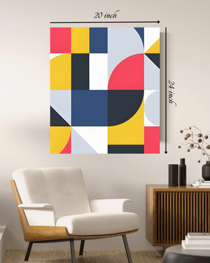 Vivid Geometry Canvas Print – High Quality Wall Art