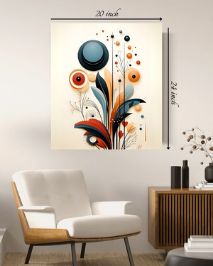 Abstract Floral Canvas Print – High Quality Wall Art