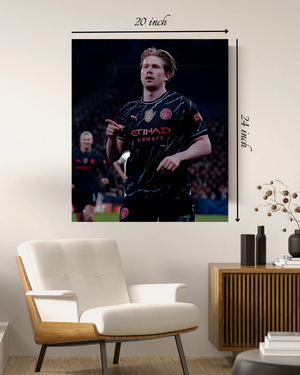 Kevin De Bruyne Cool Canvas Print – High Quality Wall Art