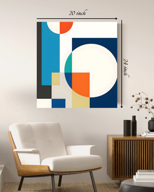 Geometric Shapes Canvas Print – High Quality Wall Art