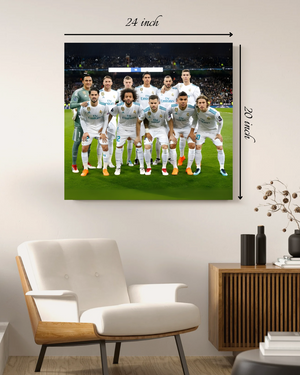 Real Madrid 2017 (Team of dreams) Canvas Print – High Quality Wall Art