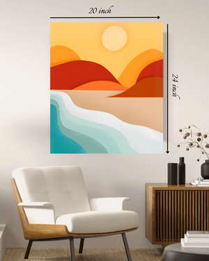 Sunset Shores Canvas Print – High Quality Wall Art