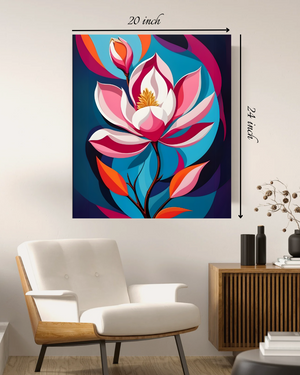 Abstract Flower Canvas Print – High Quality Wall Art