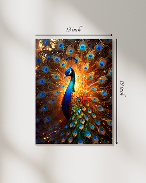 Majestic Peacock Canvas Print – Beautiful Nature Canvas Print