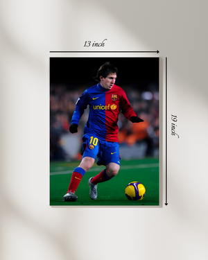 Lionel Messi FC Barcelona Canvas Print – High Quality Wall Art