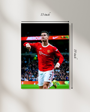 Cristiano Ronaldo Manchester United Canvas Print – High Quality Wall Art