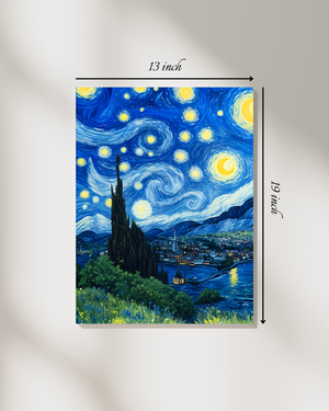 Van Gogh's The Starry Night Canvas Prints – High Quality Wall Art