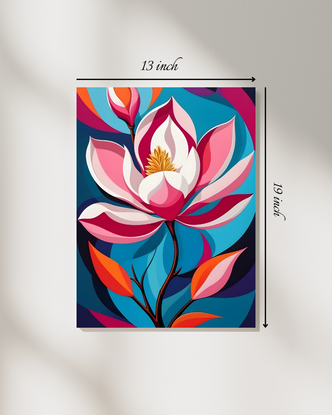 Abstract Flower Canvas Print – High Quality Wall Art